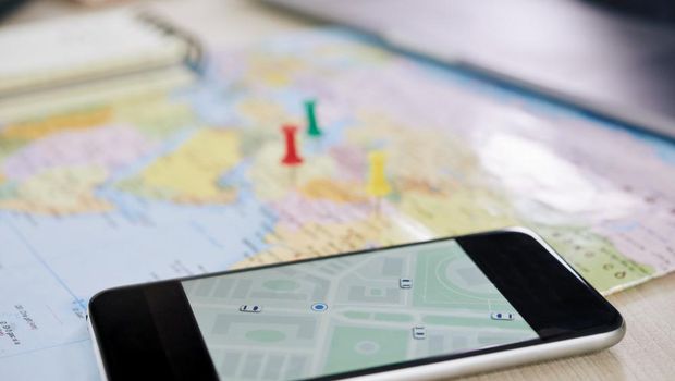 Mencari rute lewat Google Maps