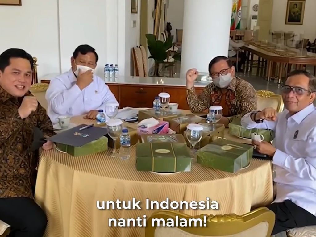 Para Menteri Jokowi Doakan Timnas Indonesia Menang Lawan Thailand