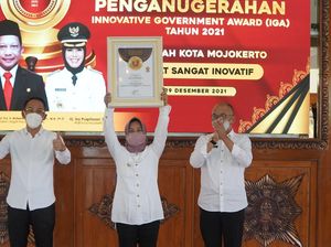 Mojokerto Raih Predikat Kota Terinovatif IGA 2021 Kemendagri