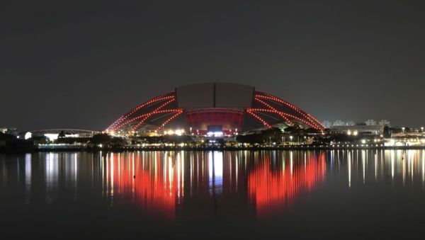 Foto: Canggihnya National Stadium Singapura