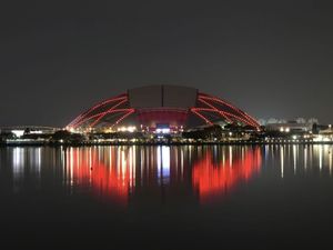 Foto: Canggihnya National Stadium Singapura Foto: Canggihnya National Stadium Singapura