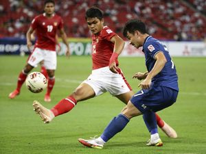 Statistik Indonesia Vs Thailand: Garuda Kalah Segala-galanya