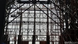 Perbaikan Gedung Geo Theater Sumedang Meleset dari Tenggat Waktu