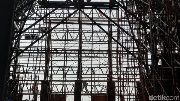 Perbaikan Gedung Geo Theater Sumedang Meleset dari Tenggat Waktu
