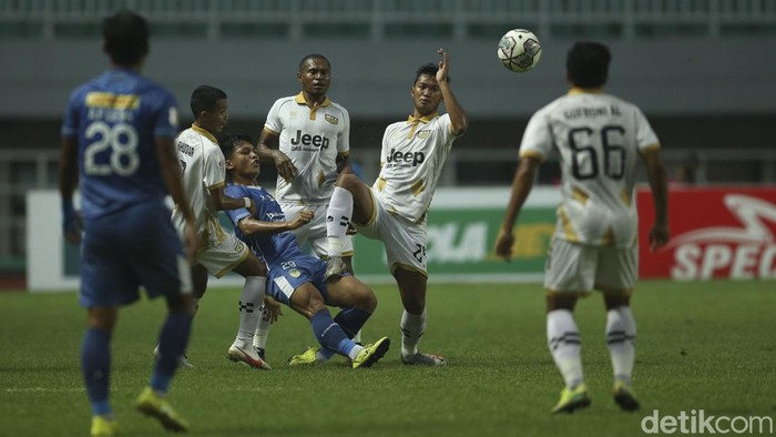 Martapura Dewa United mengalahkan PSIM Yogyakarta pada perebutan posisi ketiga Liga 2 2021, Kamis (30/12/2021). Mereka pun meraih tiket promosi ke Liga 1 2022.