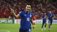 4. Thailand: Chanathip Songkrasin – £860 ribu (Rp 17,2 miliar). Foto: AP/Suhaimi Abdullah