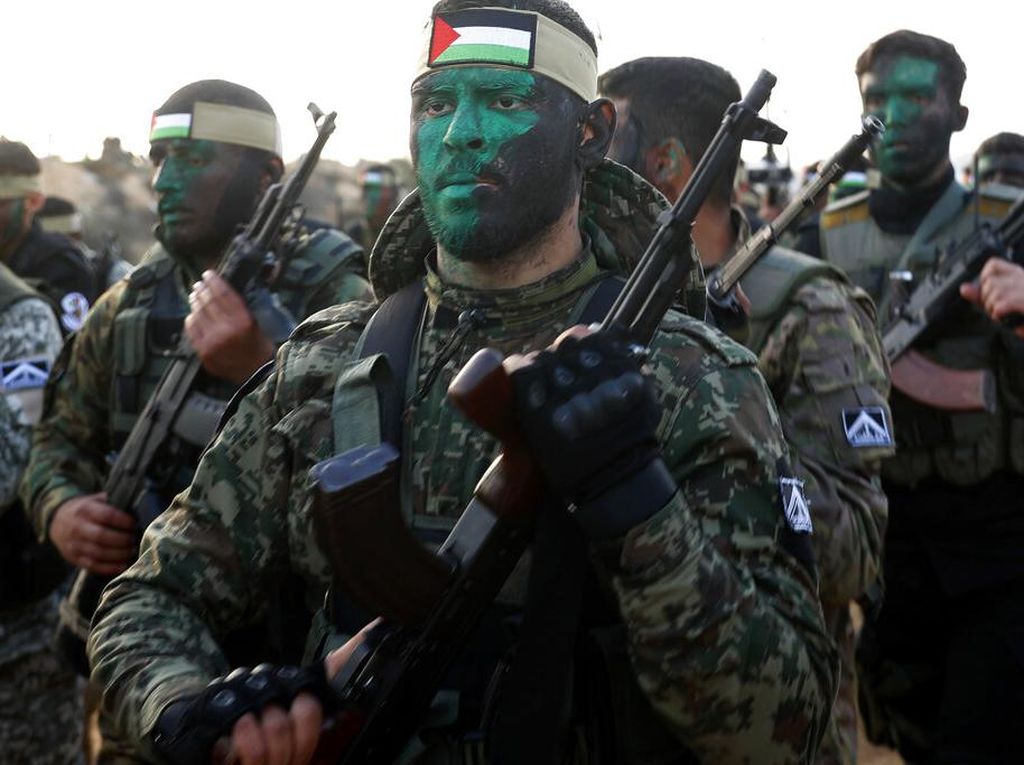 Militan Palestina Gelar Latihan Militer di Jalur Gaza