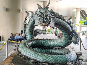 Penampakan Patung Naga di Bandara YIA yang Jadi Sorotan Penampakan Patung Naga di Bandara YIA yang Jadi Sorotan