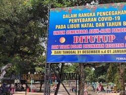 Cegah Omicron, Alun-alun Pandeglang Ditutup Saat Malam Tahun Baru