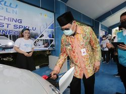 SPBU Listrik Terbesar di Kalimantan Resmi Beroperasi