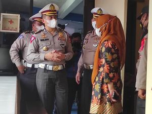 Tim Korlantas Polri Cek Persiapan Pengamanan Tahun Baru di Jombang