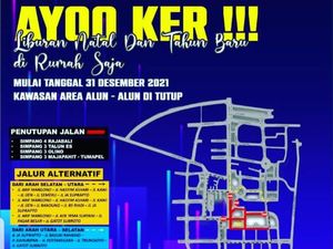 Simak Titik Penyekatan Malam Tahun Baru di Kota Malang