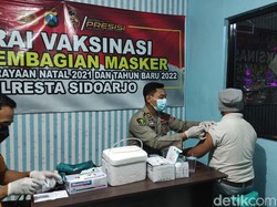 Razia Vaksin di Batas Kota Sidoarjo Digelar Antisipasi Masuknya Omicron