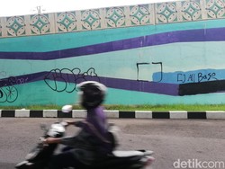 Vandalisme HBD VIKAA di Overpass Manahan Solo, Ini Kata Satpol PP
