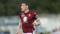 Andrea Belotti kabarnya jadi incaran beberapa klub top Italia dan Prancis, setelah kontraknya habis dengan Torino (Getty Images)
