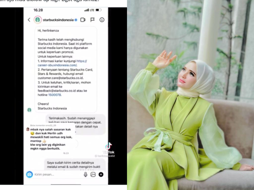 Selebgram Herlin Kenza Laporkan Barista Karena Tak Terima Diatur saat Antre Selebgram Herlin Kenza Laporkan Barista Karena Tak Terima Diatur saat Antre