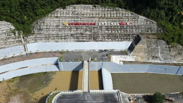Begini Megahnya Bendungan Pertama di Sulawesi Tenggara