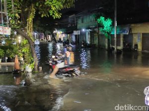 Hujan Deras, Jalan Gajah Semarang Kebanjiran