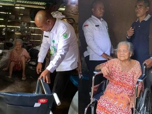 Jelang Tahun Baru, Arbi Leo Beri Bantuan Kursi Roda ke Warga Babel Jelang Tahun Baru, Arbi Leo Beri Bantuan Kursi Roda ke Warga Babel