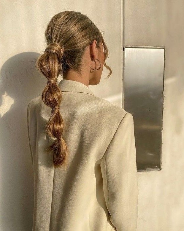 Pilihlah model bubble ponytail