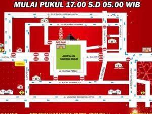 Mulai Berlaku Sore Ini, Begini Rekayasa Arus Lalin Tahun Baru di Demak Mulai Berlaku Sore Ini, Begini Rekayasa Arus Lalin Tahun Baru di Demak