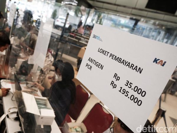Catat! Harga Antigen di Stasiun Gambir-Pasar Senen Jadi Rp 35 Ribu