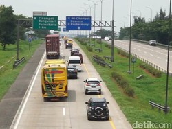 Arus Balik Libur Nataru, Lalin di Tol Cipali Arah Jakarta Mulai Ramai