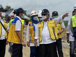 Sebelum diresmikan Jokowi, Basuki Tinjau Bendungan Randugunting