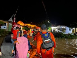 Banjir Rendam 12 Kecamatan di Bungo Jambi, Paling Tinggi Capai 1,5 M