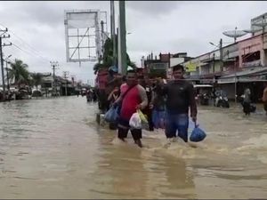 14 Kecamatan di Aceh Utara Terendam Banjir, 23 Ribu Warga Mengungsi