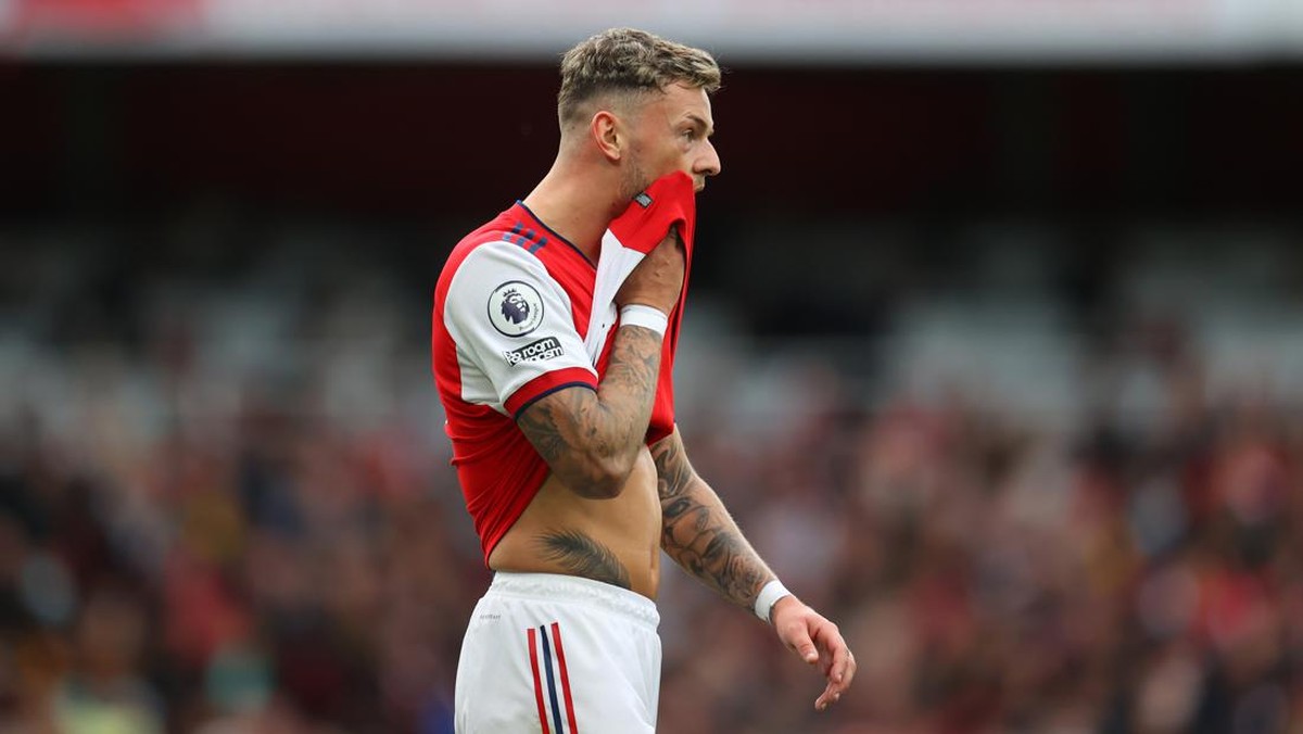 Bek termahal Arsenal, Ben White. (Foto: Getty Images/Catherine Ivill)