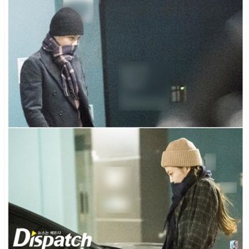 Kai 'EXO' dan Jennie 'BLACKPINK' ketika tertangkap tengah berkencan oleh Dispatch