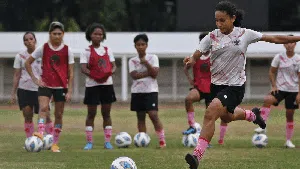 Latihan Keras Timnas Putri Indonesia Jelang Piala Asia