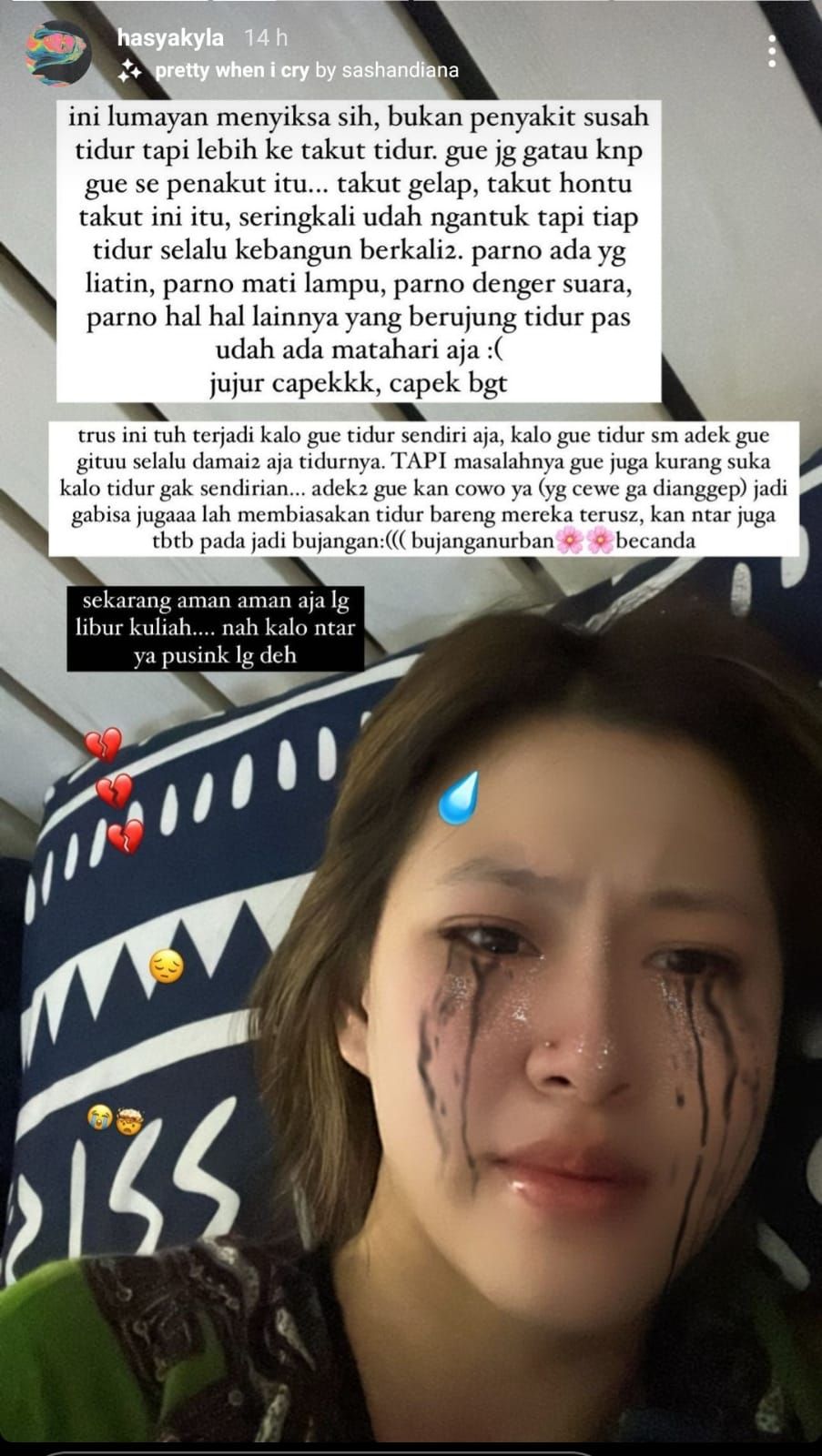 Curhatan Hasyakyla yang tidak lagi menganggap Zara adiknya.
