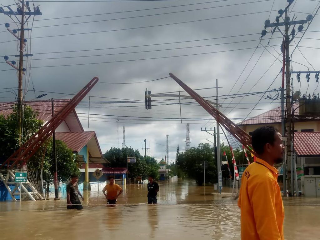 Banjir Aceh Utara Meluas, 32 Ribu Warga Mengungsi-2 Anak Meninggal