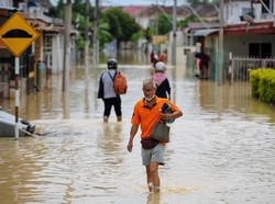 Banjir Bandang Terjang Malaysia, Ribuan Orang Mengungsi