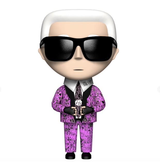 Foto: thedematerialised.com Karl Lagerfeld NFT/