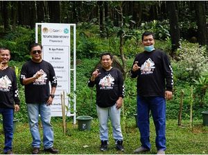 Peduli Lingkungan, Galeri 24 Tanam 1.000 Bibit Pohon di Sentul