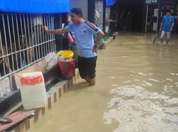 Lapas Lhoksukon Kebanjiran-Listrik Padam, Napi Pakai Lilin untuk Penerangan