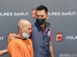 Tampang Suami yang Gorok Mati Istri di Garut