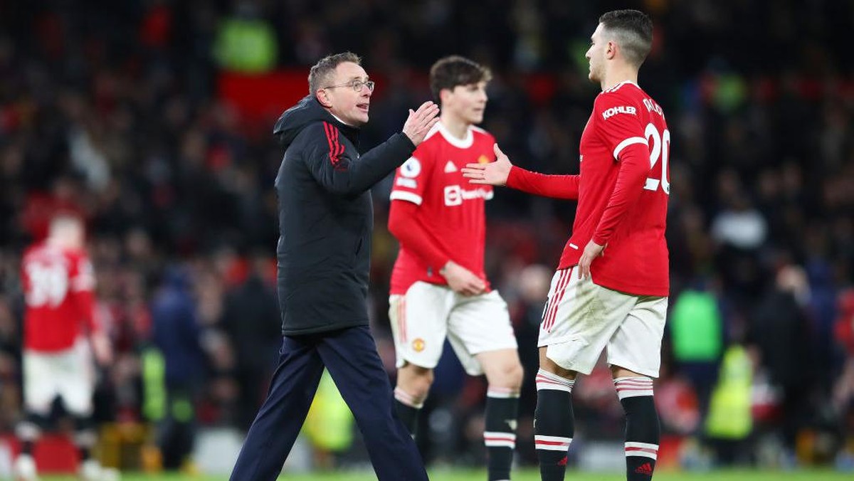 Manchester United masih belum meyakinkan di bawah Ralf Rangnick. (Foto: Getty Images/Jan Kruger)