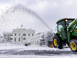 Badai Salju Musim Dingin di AS Pecah Rekor