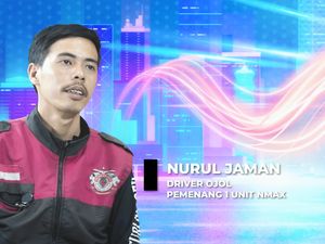 Rezeki Nomplok! Driver Ojol Ini Dapat Hadiah Yamaha NMAX dari Bank Mandiri