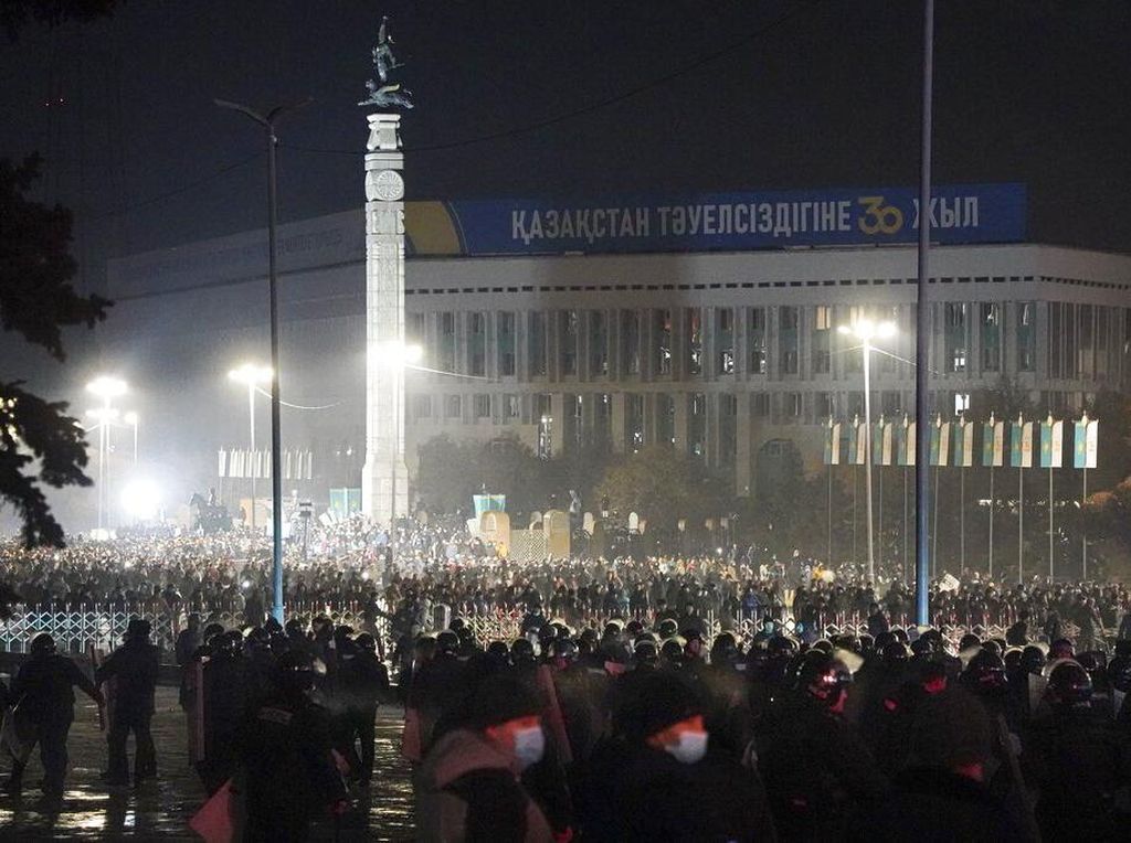 Kazakhstan Tetapkan 10 Januari Hari Berkabung Nasional Usai Kericuhan Ngeri