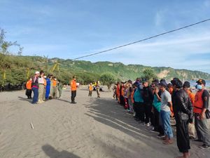 Tim SAR Setop Pencarian Wisatawan Bekasi yang Hilang di Parangtritis