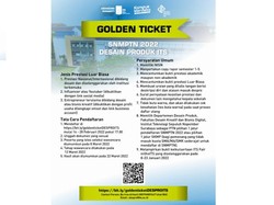 Despro ITS Beri Golden Ticket SNMPTN 2022, Ini Ketentuannya
