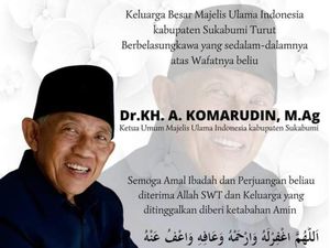 Ketua MUI Kabupaten Sukabumi Tutup Usia