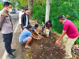 Makam Palsu Pinggir Jalan di Pasuruan Sengaja Dibuat Gegara Sampah