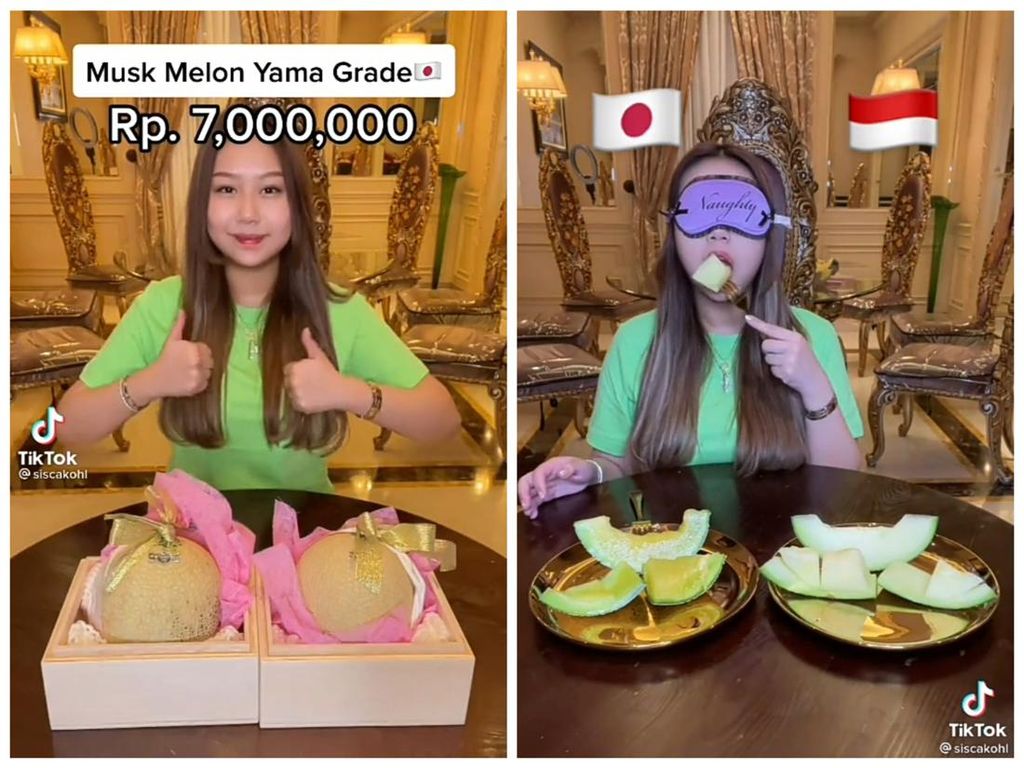 Sisca Kohl Cicip Melon Jepang Seharga Rp 7 Juta, Begini Rasanya