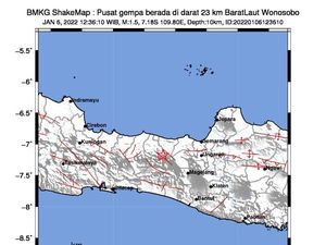 Gempa Darat Guncang Dieng, Begini Penjelasan BMKG Gempa Darat Guncang Dieng, Begini Penjelasan BMKG